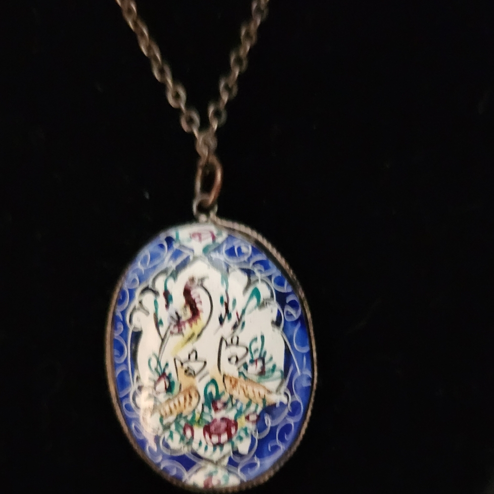 Hand made silver pendant